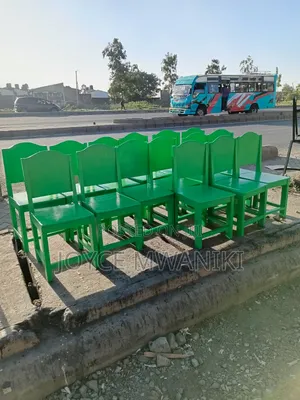 Kindergarten School Chairs, Green