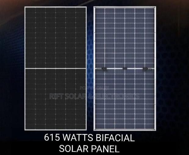 615 Watts Monocrystalline Bifacial High Volt Solar Half Cell Grade A - main view