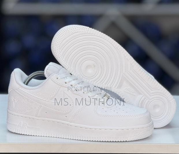 All White Nike Airforce 1x Kobe Bryant Size 38-43 - thumbnail 3