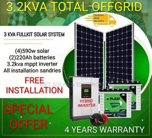 3.2 Kva Nyumba Solar Package for 50" Tv, Light, Fridge, Microwave. - main view