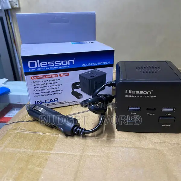 Olesson 220v Car Power Inverter