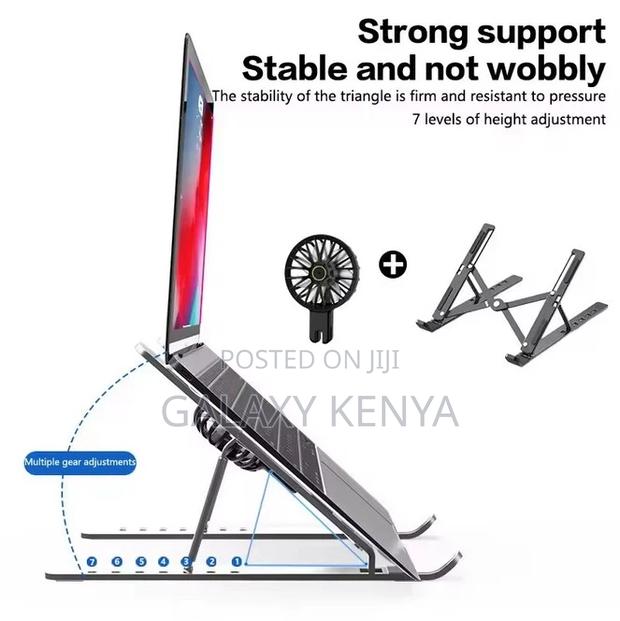 Foldable Laptop Stand With Built-in Cooling Fan - thumbnail 4