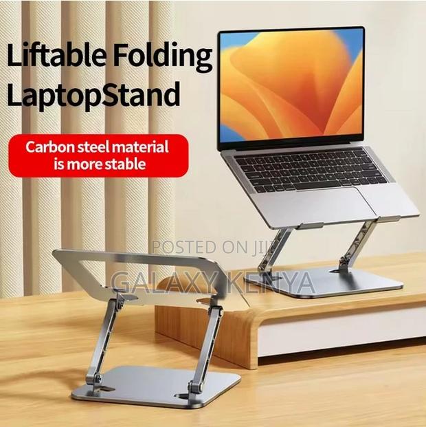 Adjustable Laptop Stand With Dual Cooling Fans - main view