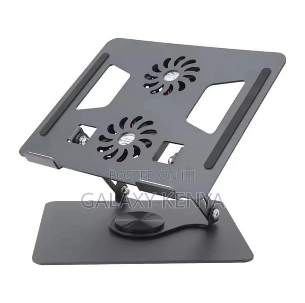 Adjustable Laptop Stand With Dual Cooling Fans - thumbnail 5