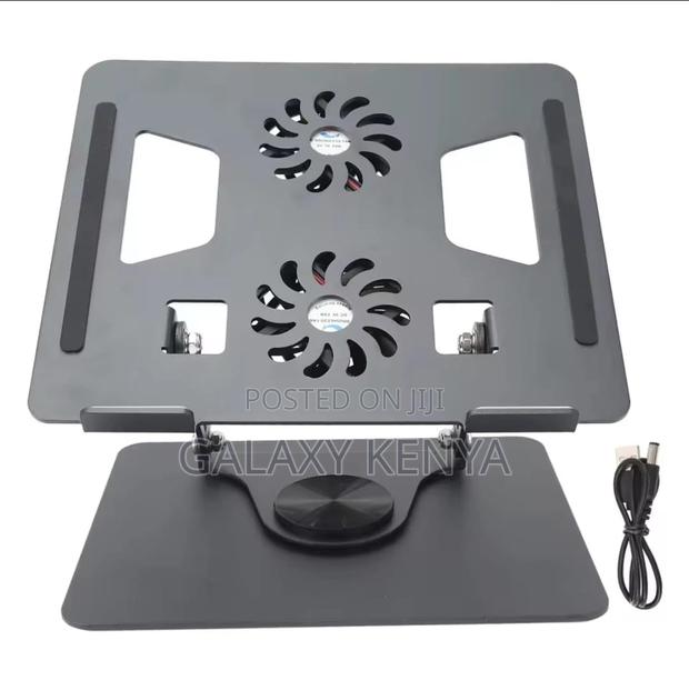 Adjustable Laptop Stand With Dual Cooling Fans - thumbnail 6