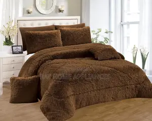 Fluffy Duvets 1 Duvet,1bedsheet,2pillowcases,2throwpillowcases 6x7