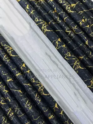 3pcs Marble Velvet Curtains 2pcs Curtains 1.5m Sheer 3m Height 2.5m