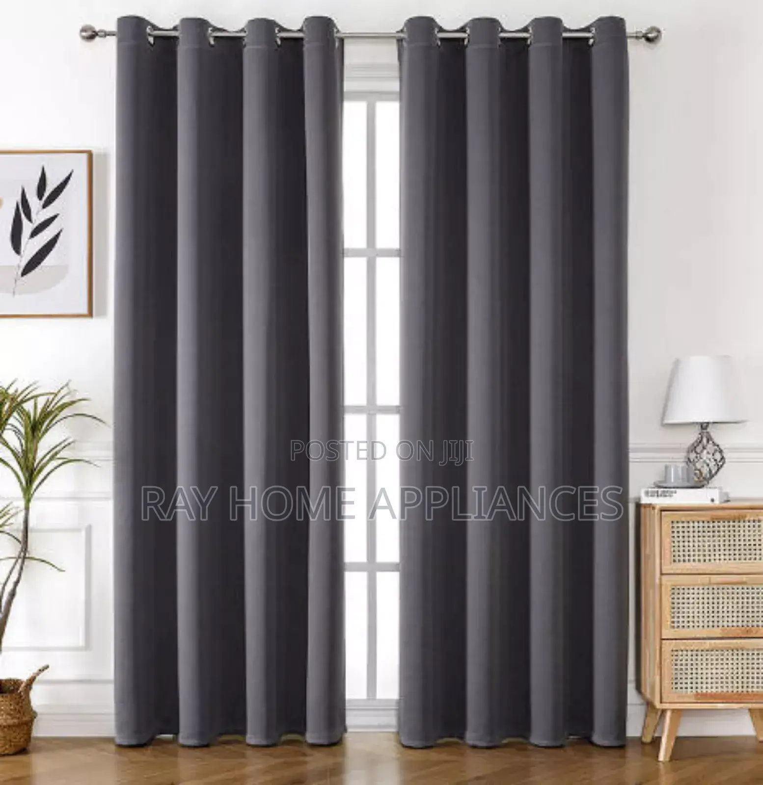 3pcs Plain Curtains 2 PCS-Curtains 1.5m 1pc Sheer-3 M
Height-2.5m