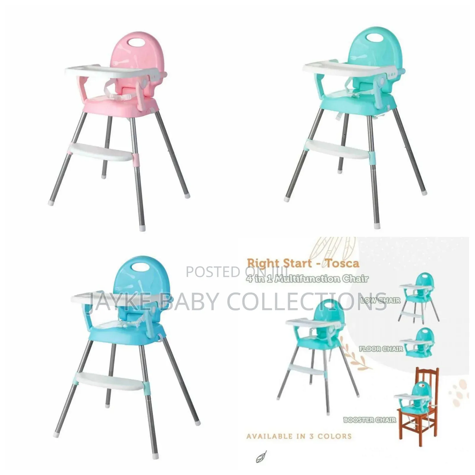 3-in-1 Multifunction Baby Chair