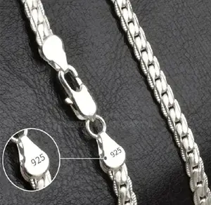 Sterling Silver Hip Hop Necklace