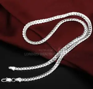 Sterling Silver Hip Hop Necklace