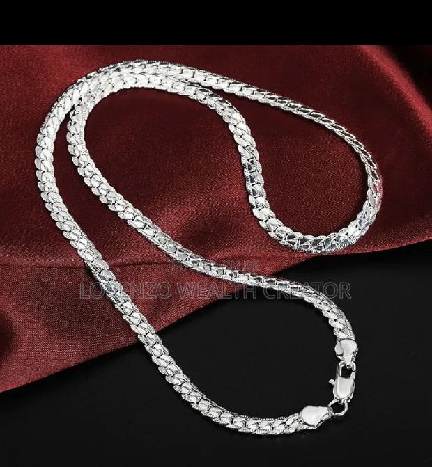 Sterling Silver Hip Hop Necklace - main view