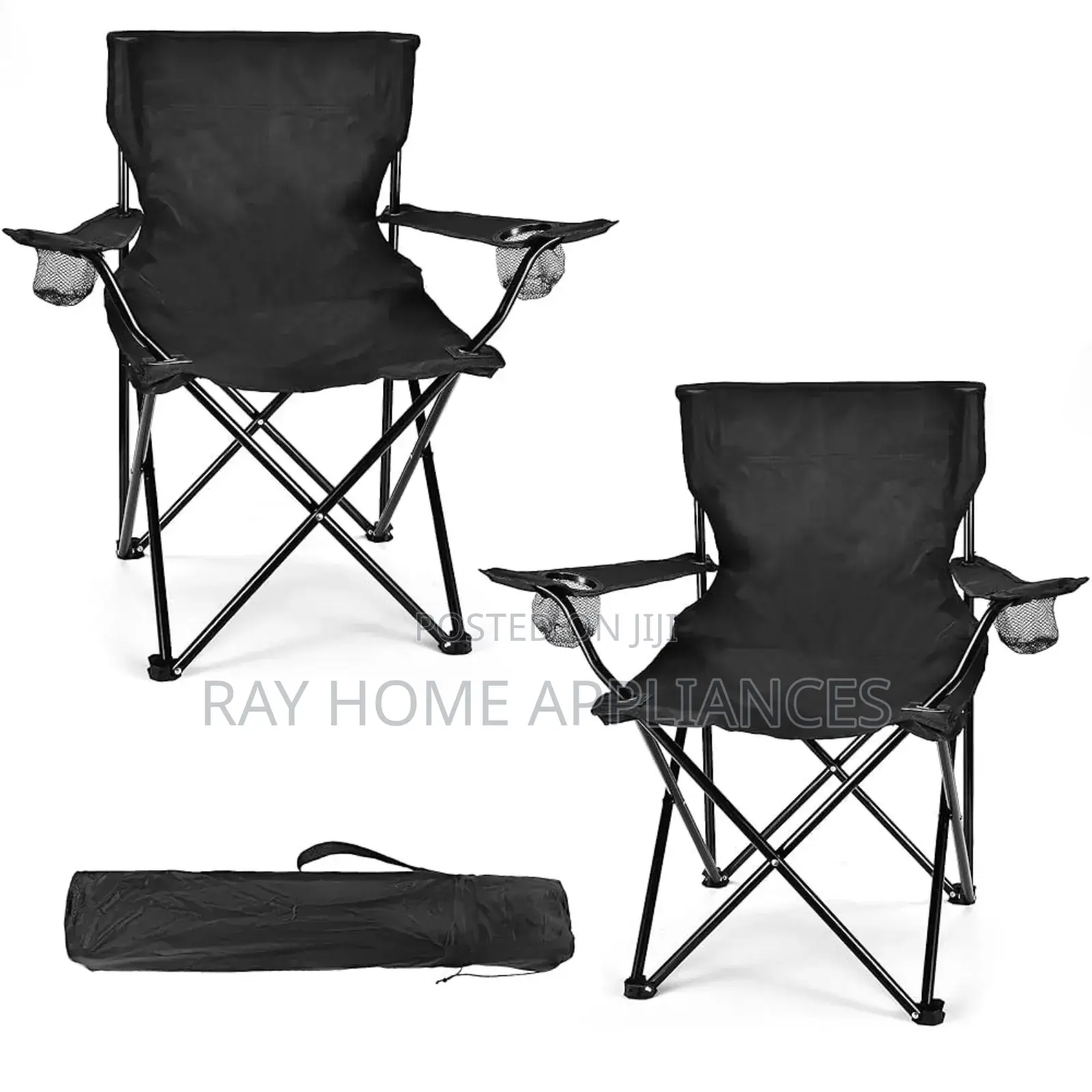Strong , Foldable Portable Camping Chairs Black, Blue , Red Green