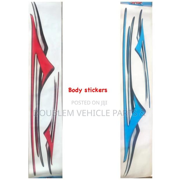 Car Body Stickers Universal Sports View Fire/Eagle Assorted Colours