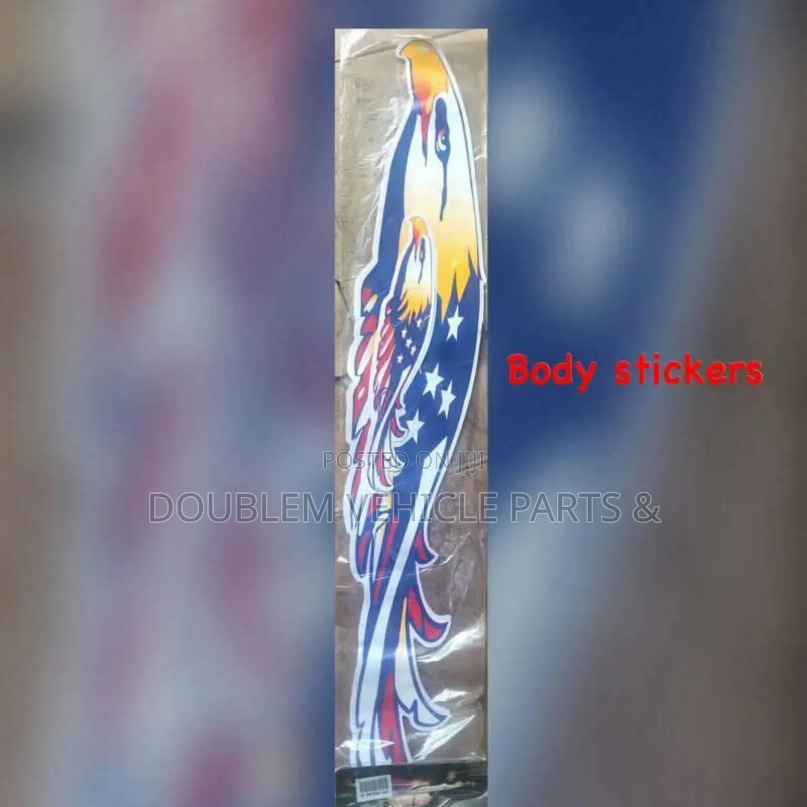 Car Body Stickers Universal Sports View Fire/Eagle Assorted Colours