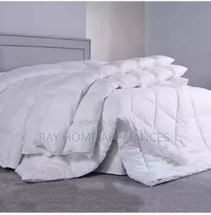 Single Piece White Striped Duvet Pure Cotton 6×7