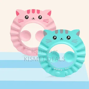 *Cute Cartoon Adjustable Baby Shower Hat Shampoo Cap Waterproof