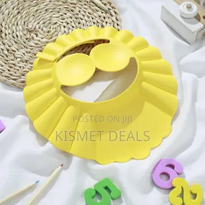 *Cute Cartoon Adjustable Baby Shower Hat Shampoo Cap Waterproof