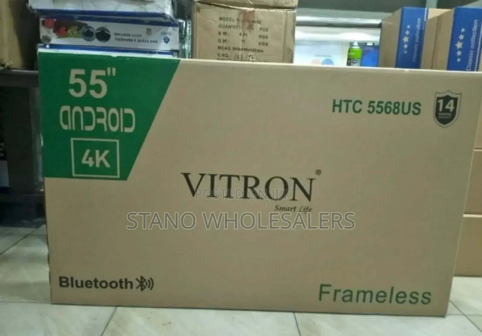 With Warranty Viton 55 Inch Android Television
