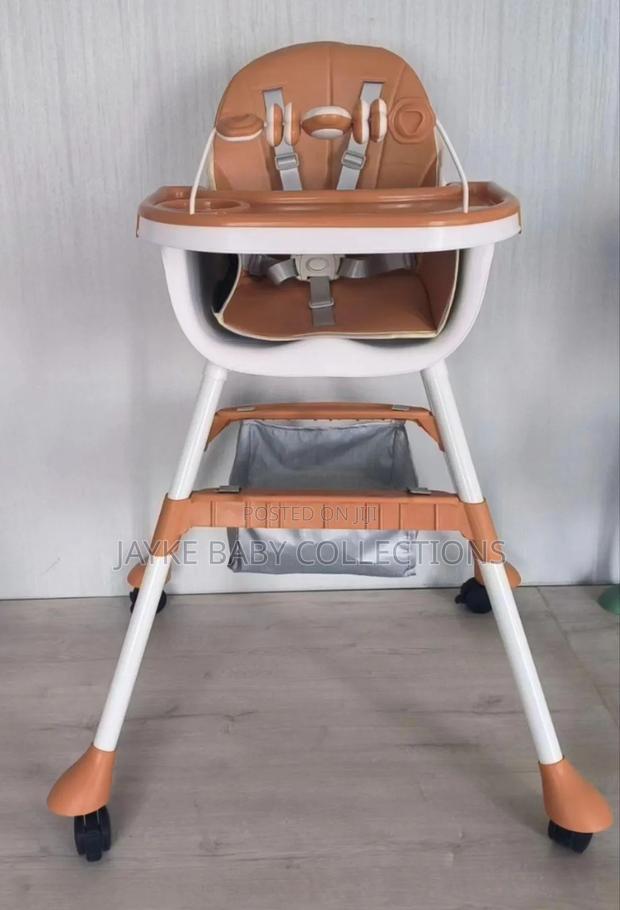 Multi-functional Baby High Chair With Table Wheels - thumbnail 3