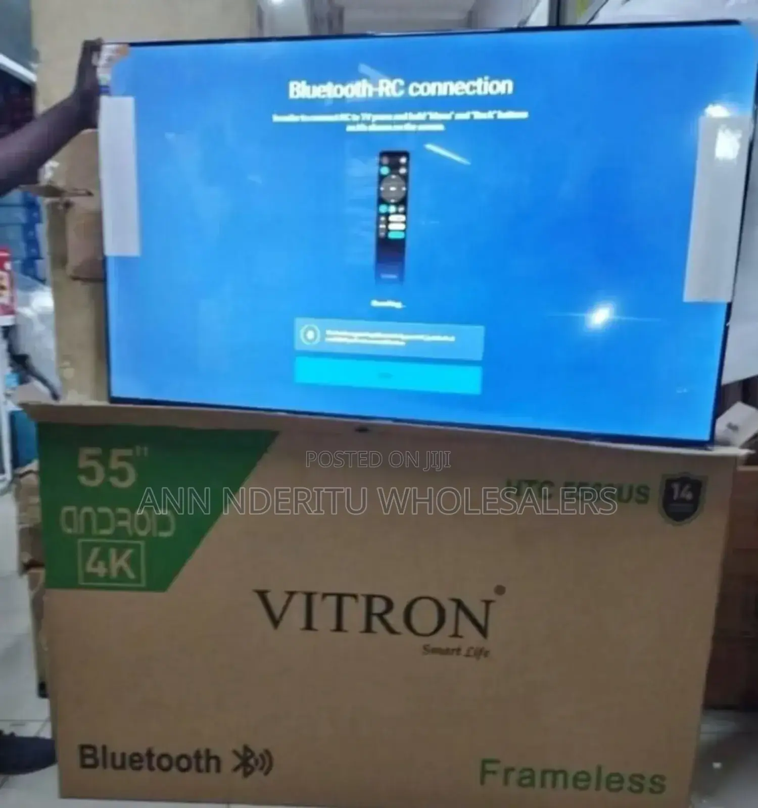 Remote Control Vitron 55 Inch 4 K Tv