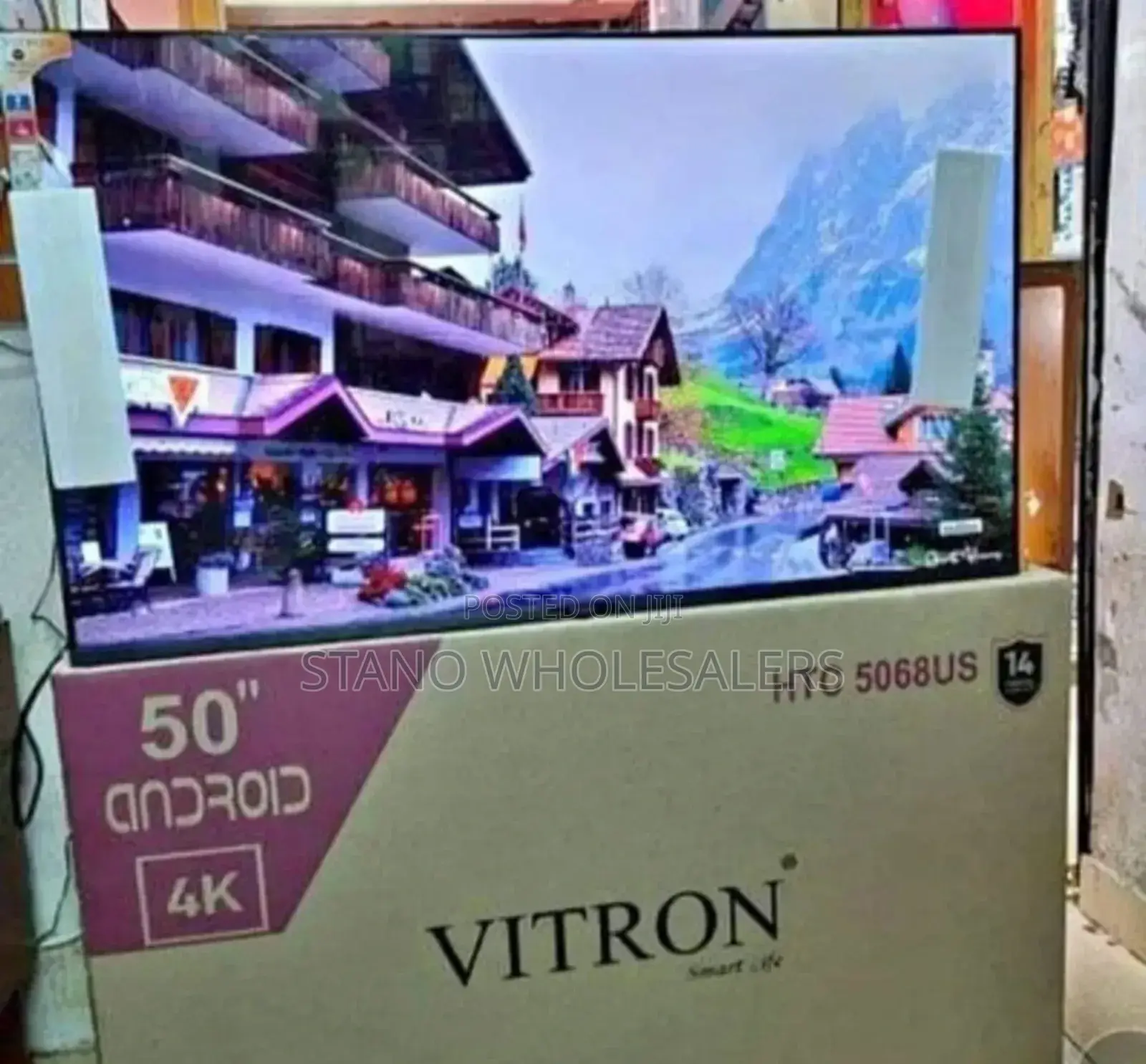 Frameless Vitron 50 Inch Android Tv