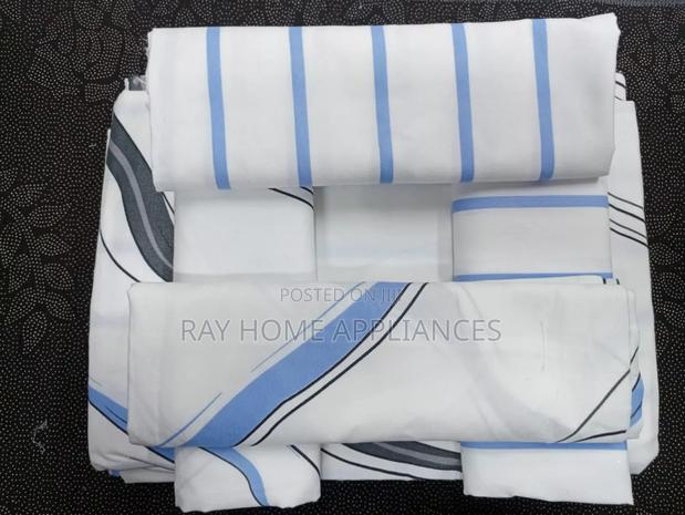 Cotton Pattern Duvet Cover1pc Bedsheet 4 Pillow Cases 6×7 - thumbnail 5