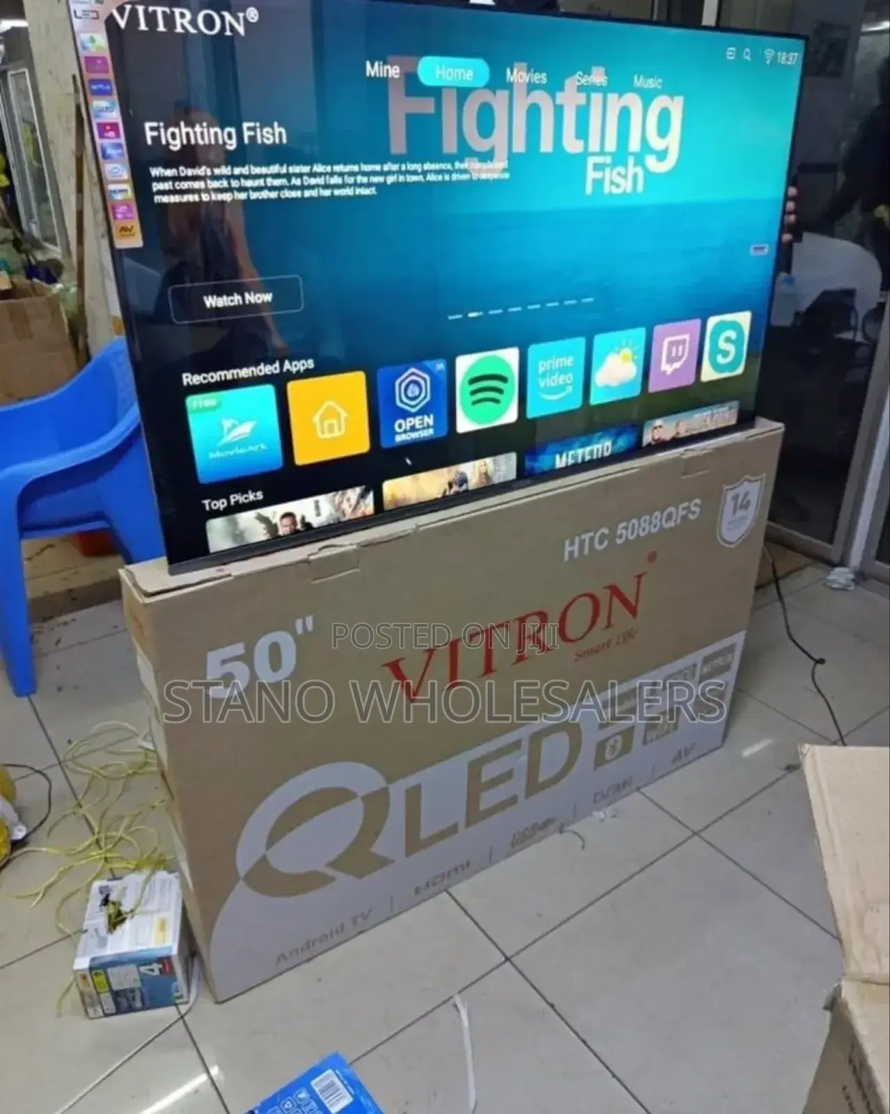 Bluetooth Enabled Qled 50 Inch Vitron Television