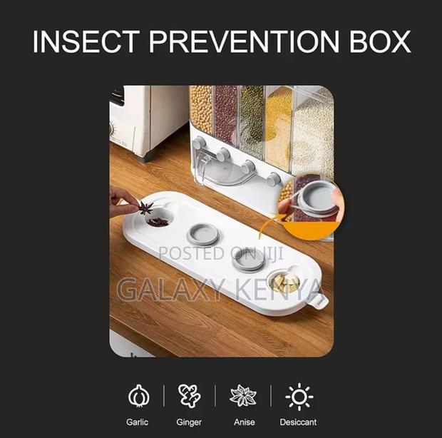 Acrylic Partitioned Rice/Cereal Dispenser - thumbnail 2
