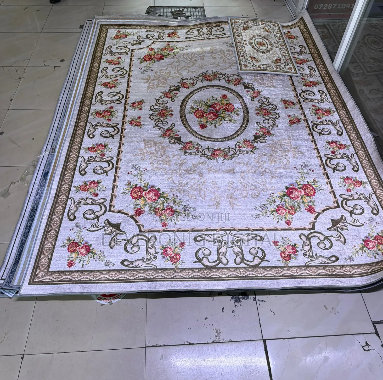 3d Carpets +Door Mat Size 7*10