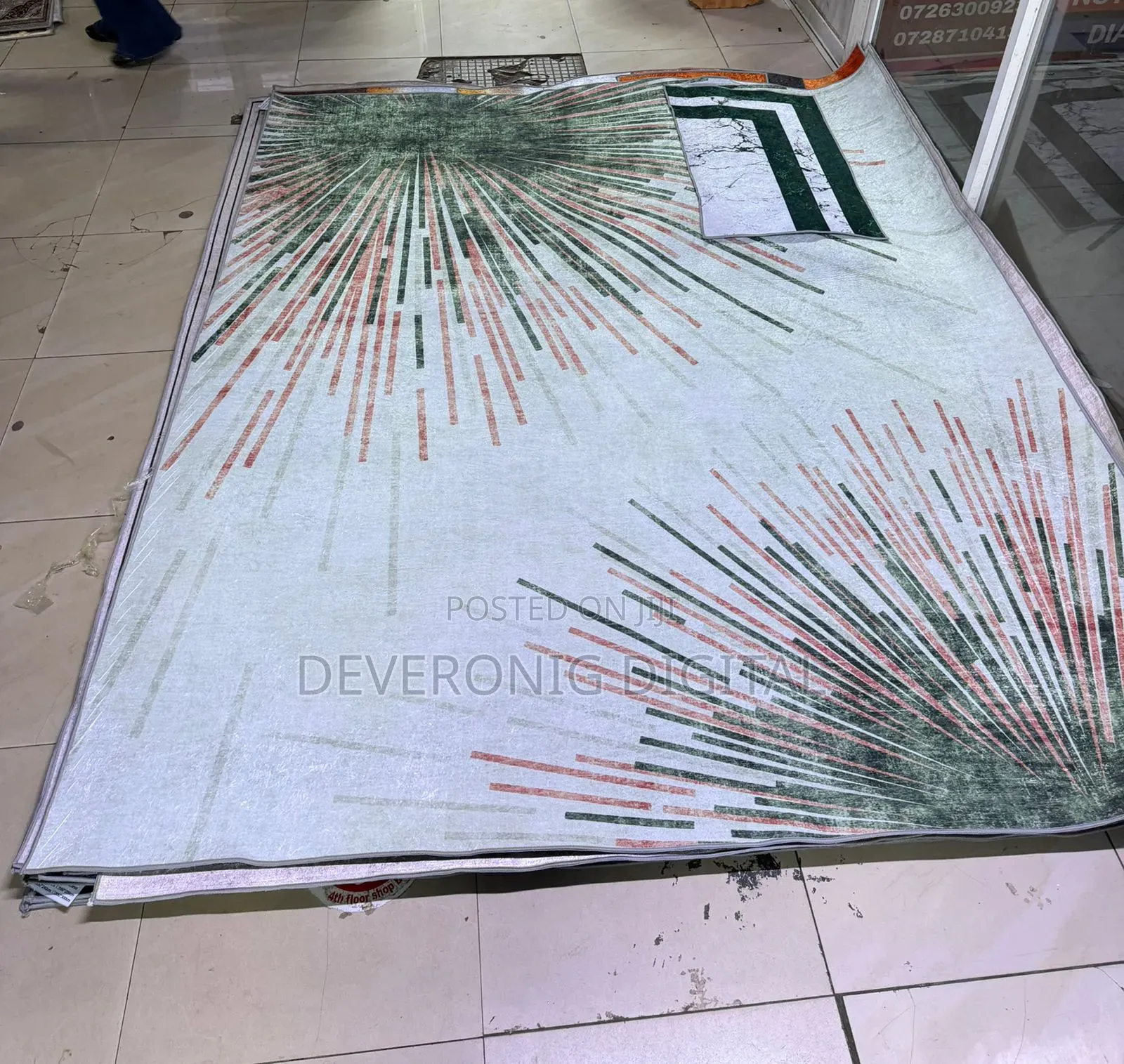 3d Carpets +Door Mat Size 7*10