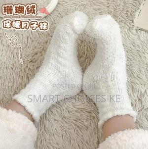 Thickened Fleece Coral Socks - main view