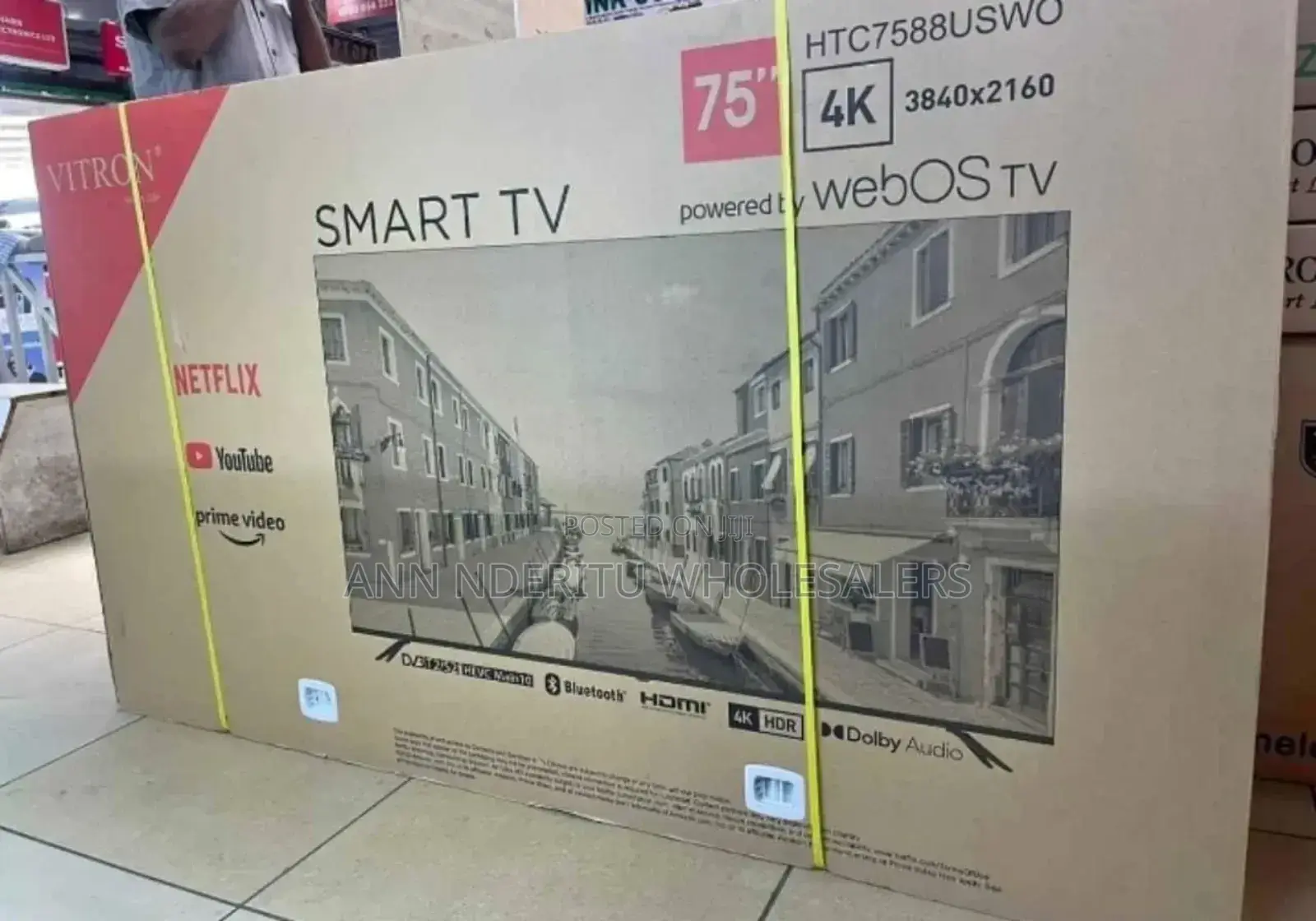 Frameless Vitron 75 Inch Android Tv