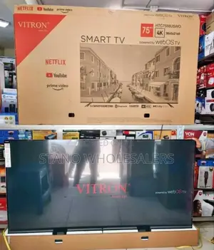 Frameless Vitron, 75 Inch Android Television