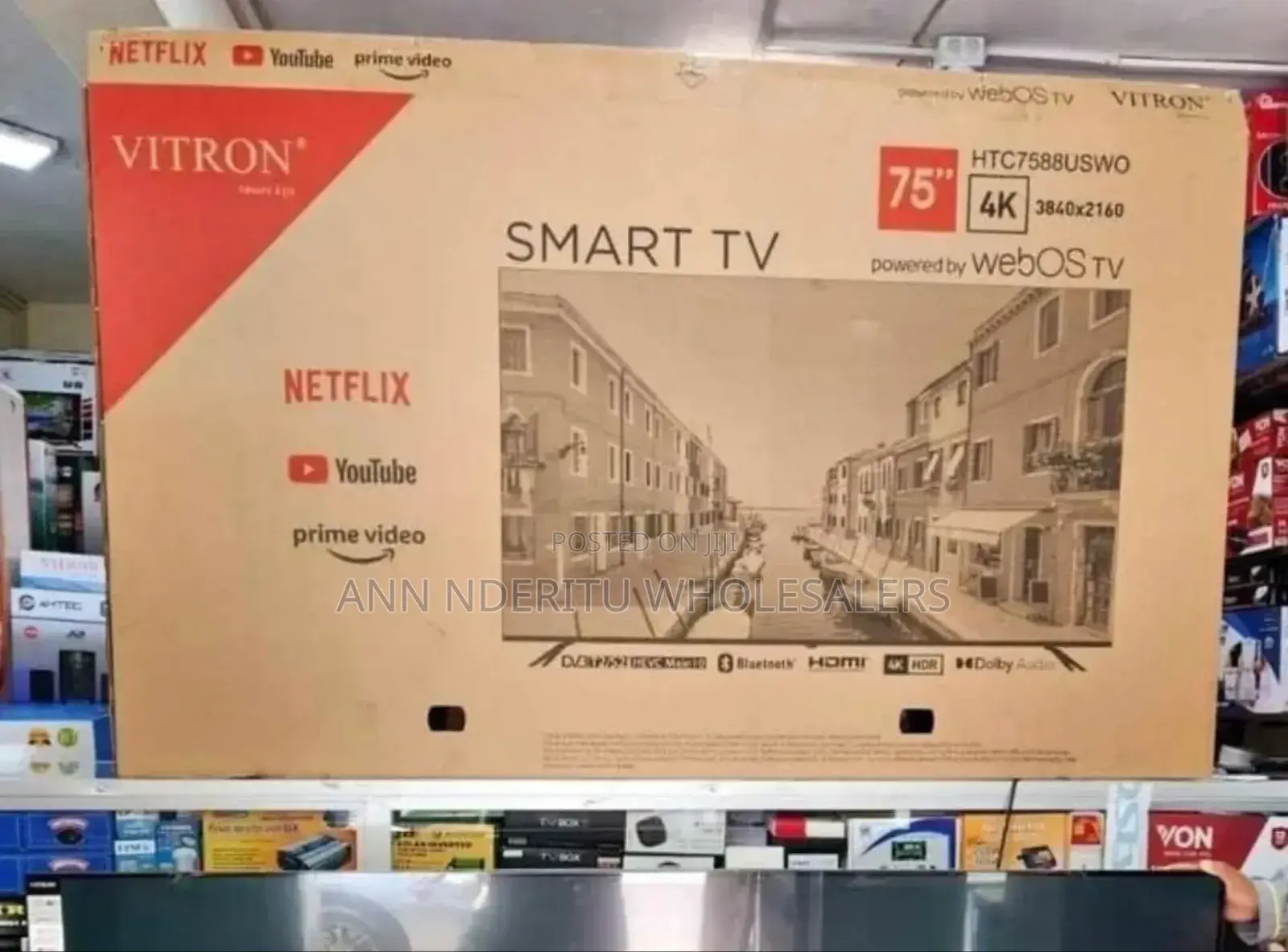 Showmax Prime Video Netflix Youtube Vitron 75 Inch