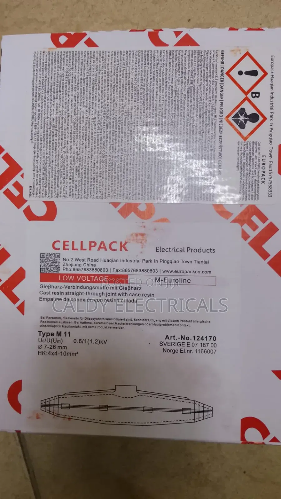 Cellpack M-Euroline Type 11mm Splicing Kit