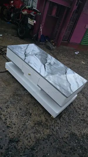 *Coffee Table With Either Marble Topping Sheet / Glass Top
