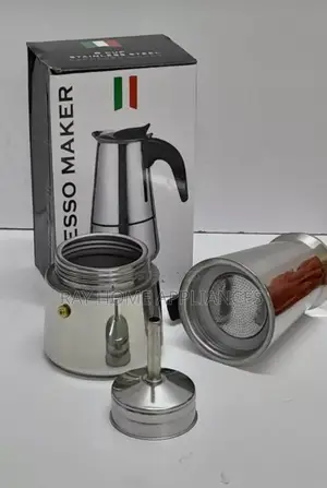 600ml Stainless Steel Coffee Italian Pot Espresso Coffee Maker 6cups