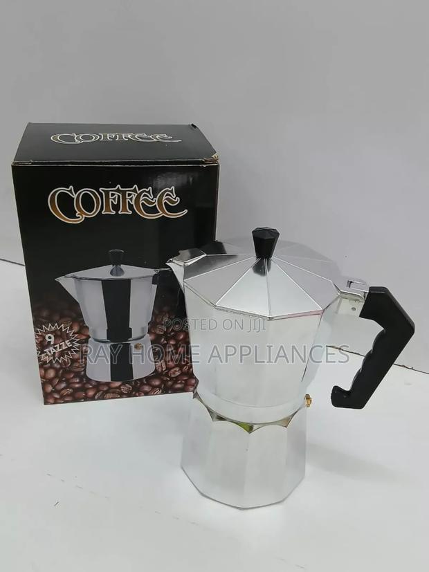 Coffee Maker Pot Stainless Steel Silver 600 Ml - main view