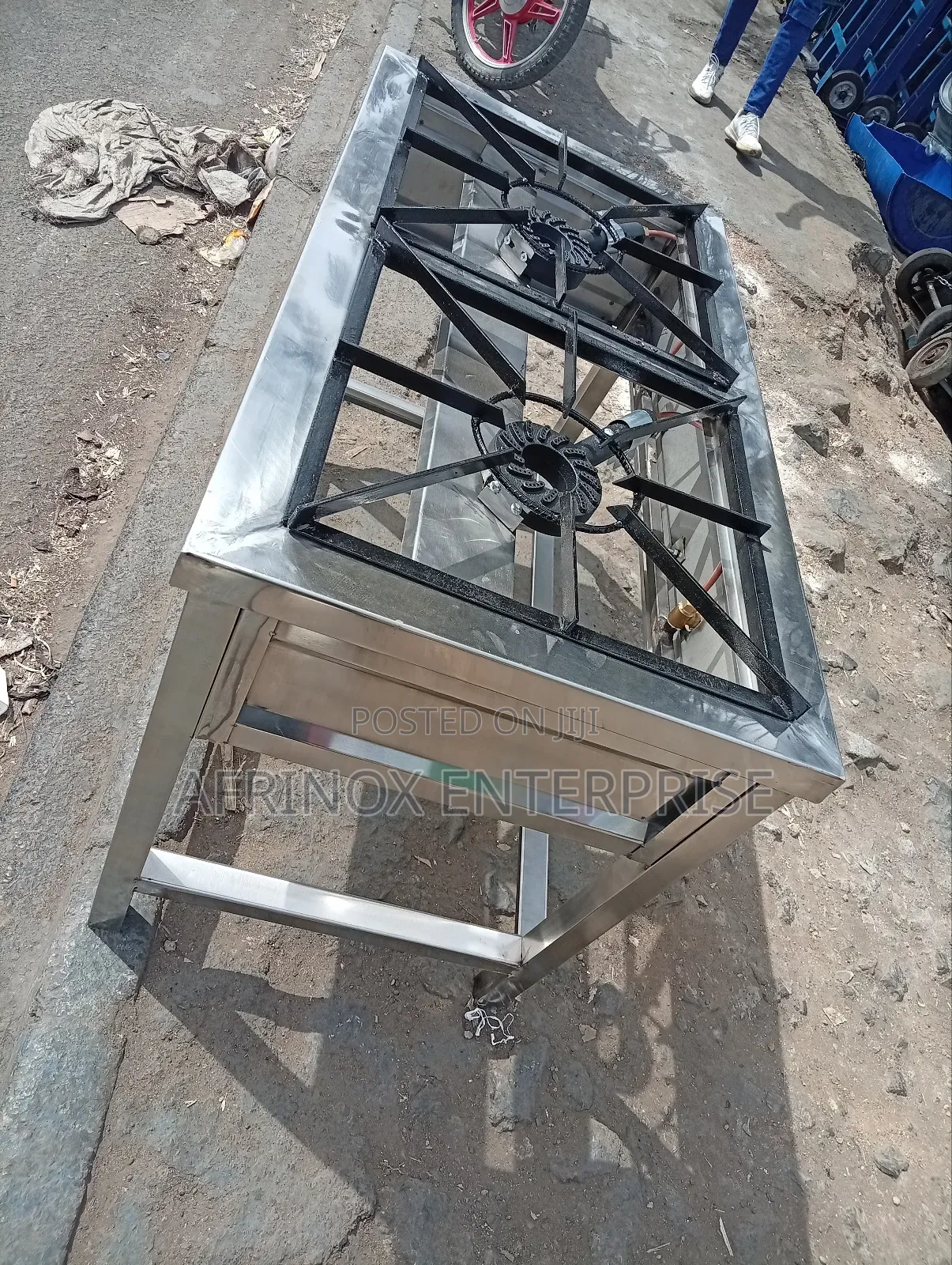 Heavy-Duty Stainless Steel Gas Cooker Available Now