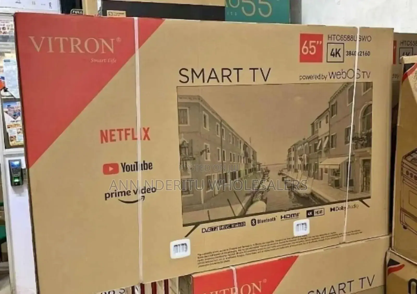 Youtube Netflix Webos Vitron 65 Inch Television
