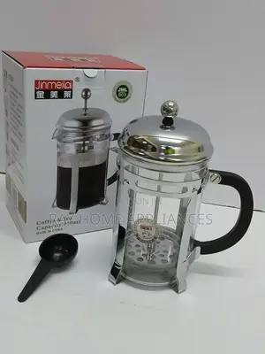 French Press Coffee Maker Glass With Stainless Steel Lid 850ml