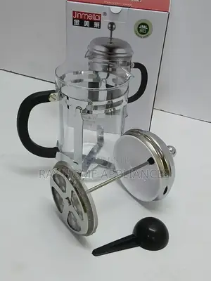 French Press Coffee Maker Glass With Stainless Steel Lid 850ml