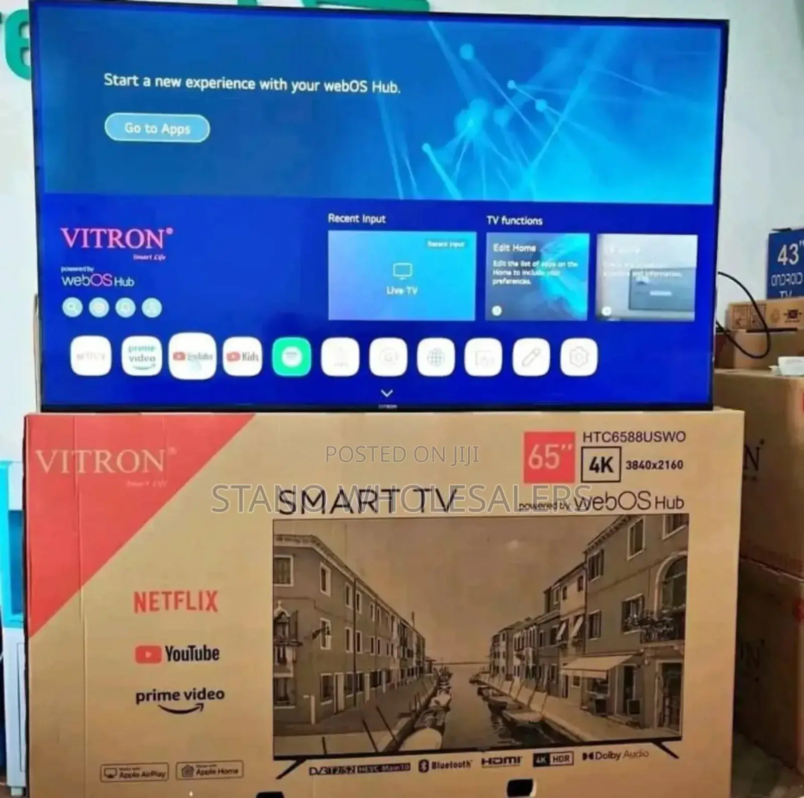 Wifi Enabled Webos Vitron 65 Inch Television