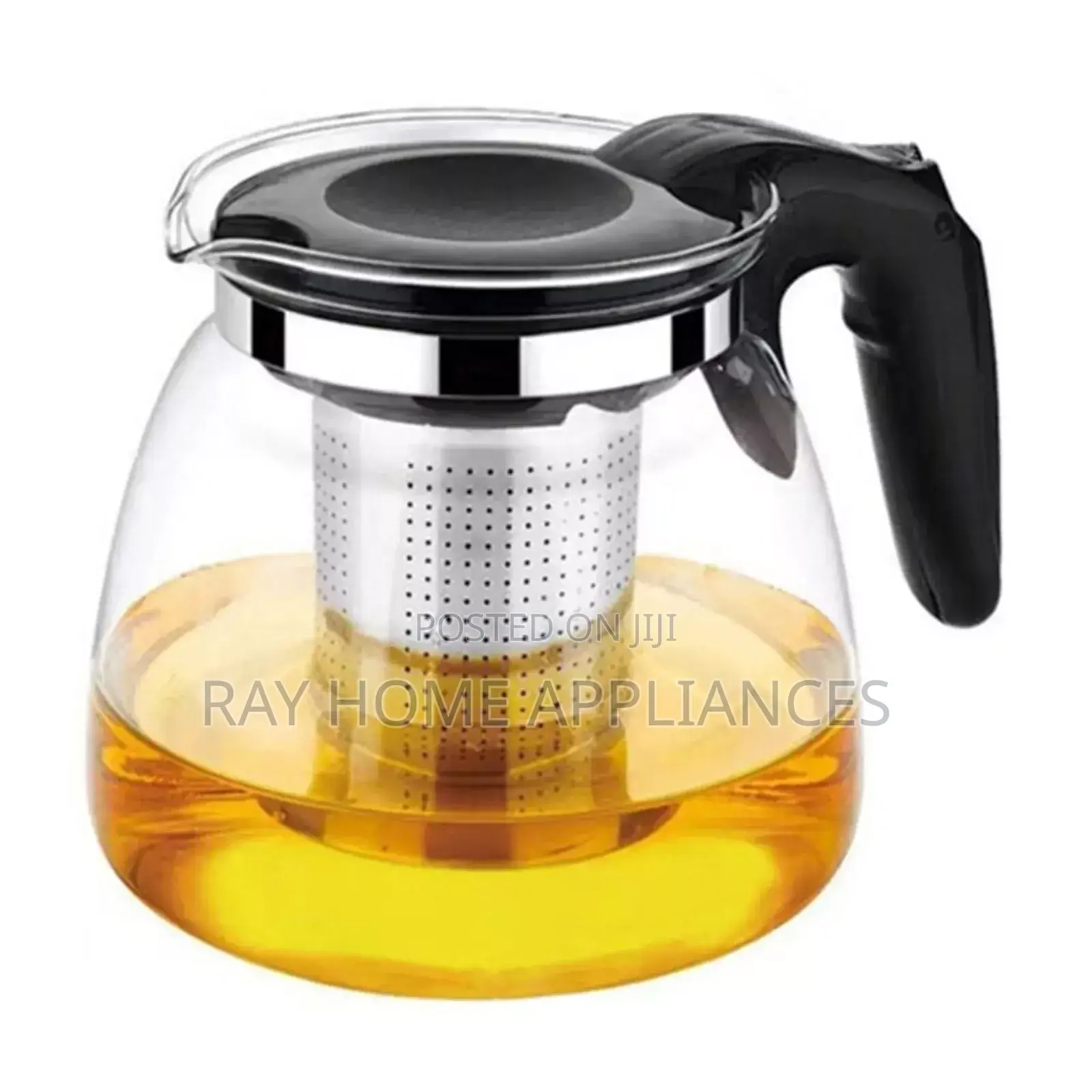 Tea Decanter Borosilicate Glass With Sieve
Colours;Black