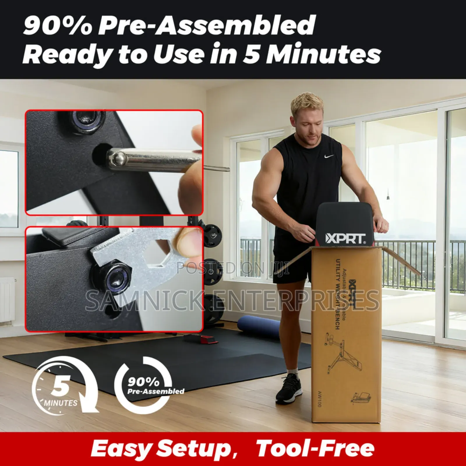 XPRT Foldable Bench