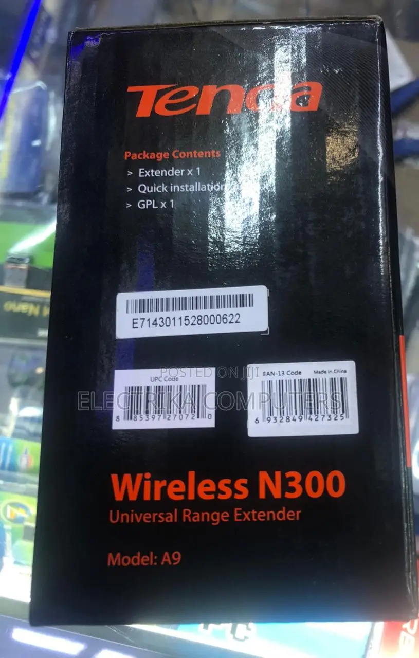 Tenda Wireless N300 Universal Range Extender A9