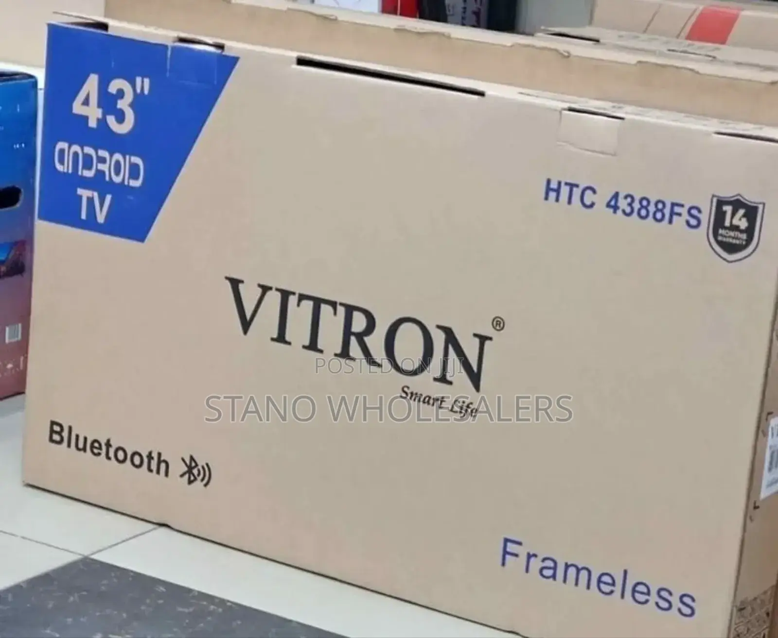 Bluetooth Enabled Vitron 43 Inch Android Television HTC 4388fs