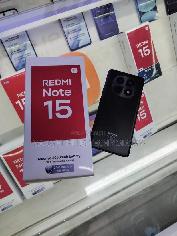 New Xiaomi Redmi Note 15 256 GB Black - thumbnail 4