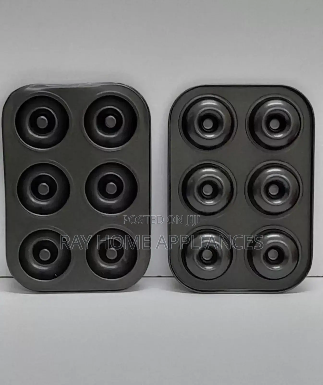 Doughnut Cupcake Tray Black Colour Metallic 12 Hole